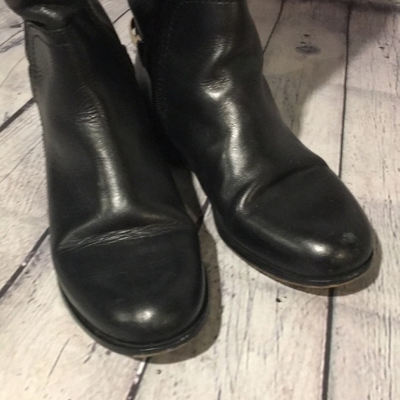 Tory Burch Black Leather Tall boots Sz 5.5 - Picture 12 of 12